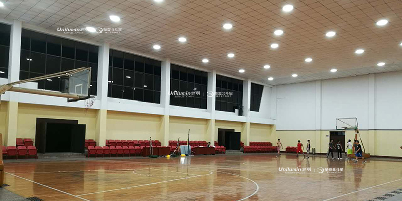 四川税务干部学校篮球馆体育照明项目
