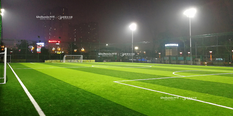 四川南充西河体育公园足球场体LED育照明项目