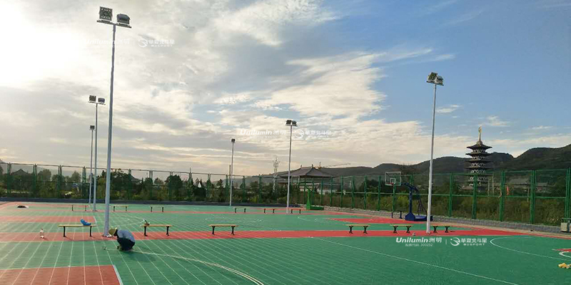 泾川文体广电局体育公园LED体育照明项目