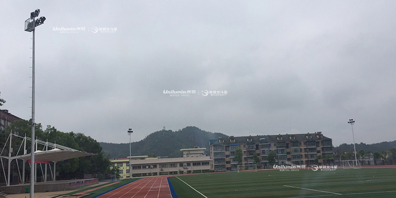 福建光泽三中田径运动场LED体育照明项目